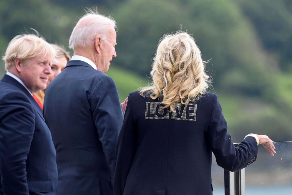 Jill Biden wears 'LOVE' jacket to global summit: 'We're bringing love ...