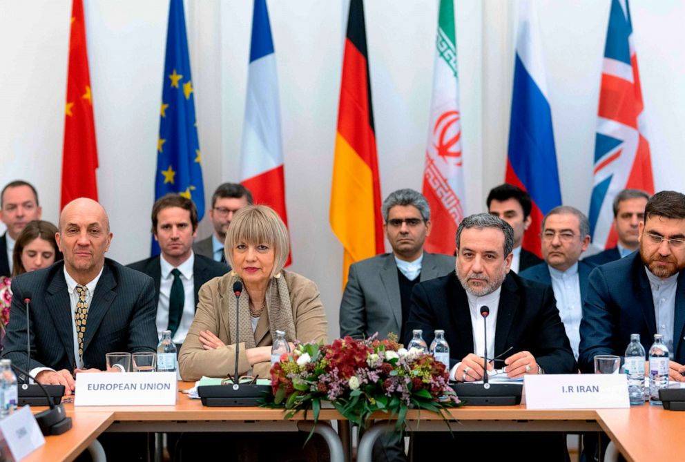 PHOTO: Joint Commission on Iran's nuclear program (JCPOA) at EU Delegation to the International Organizations office in Vienna, Austria, Dec. 6, 2019.