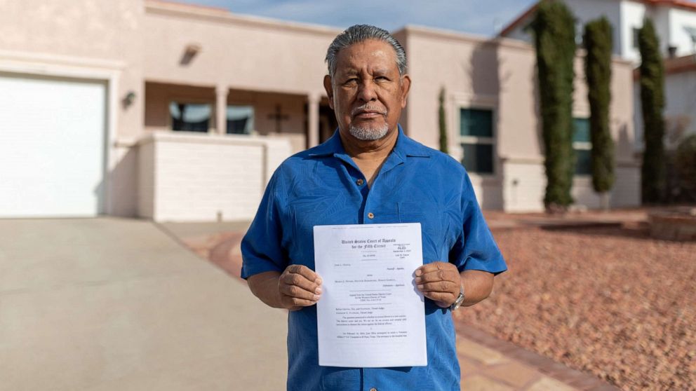 PHOTO: Jose Oliva, 75, of El Paso, Texas, is appealing to the U.S. Supreme Court seeking to pursue a civil damages lawsuit against federal law enforcement officers who forcefully arrested him in February 2016, causing physical harm.