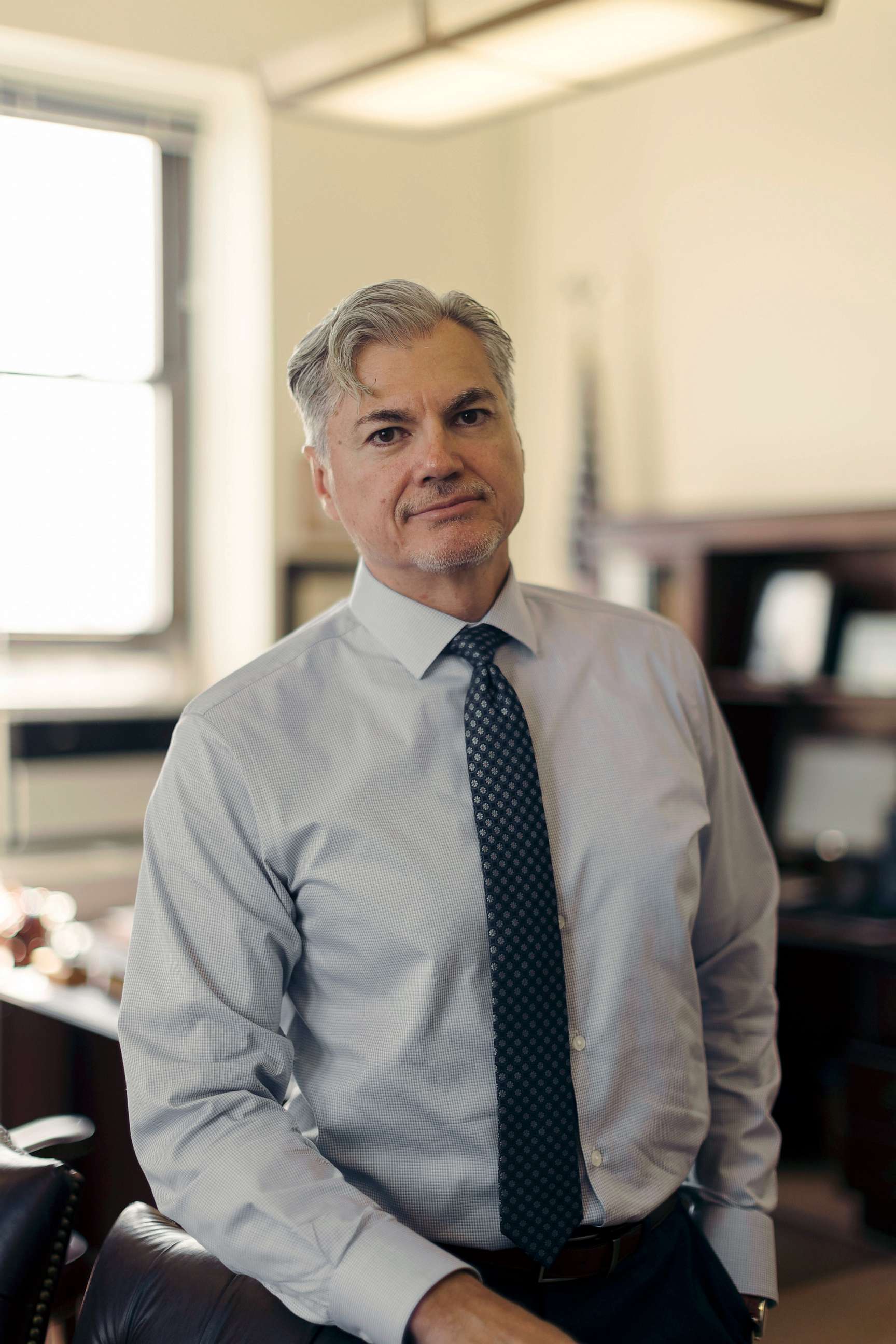 PHOTO: Judge Juan Merchan at his office in New York County Criminal Court on Oct. 21, 2022.