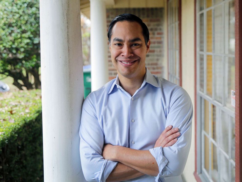 PHOTO: Democrat Julian Castro poses for a photo at his home in San Antonio, Dec. 11, 2018.