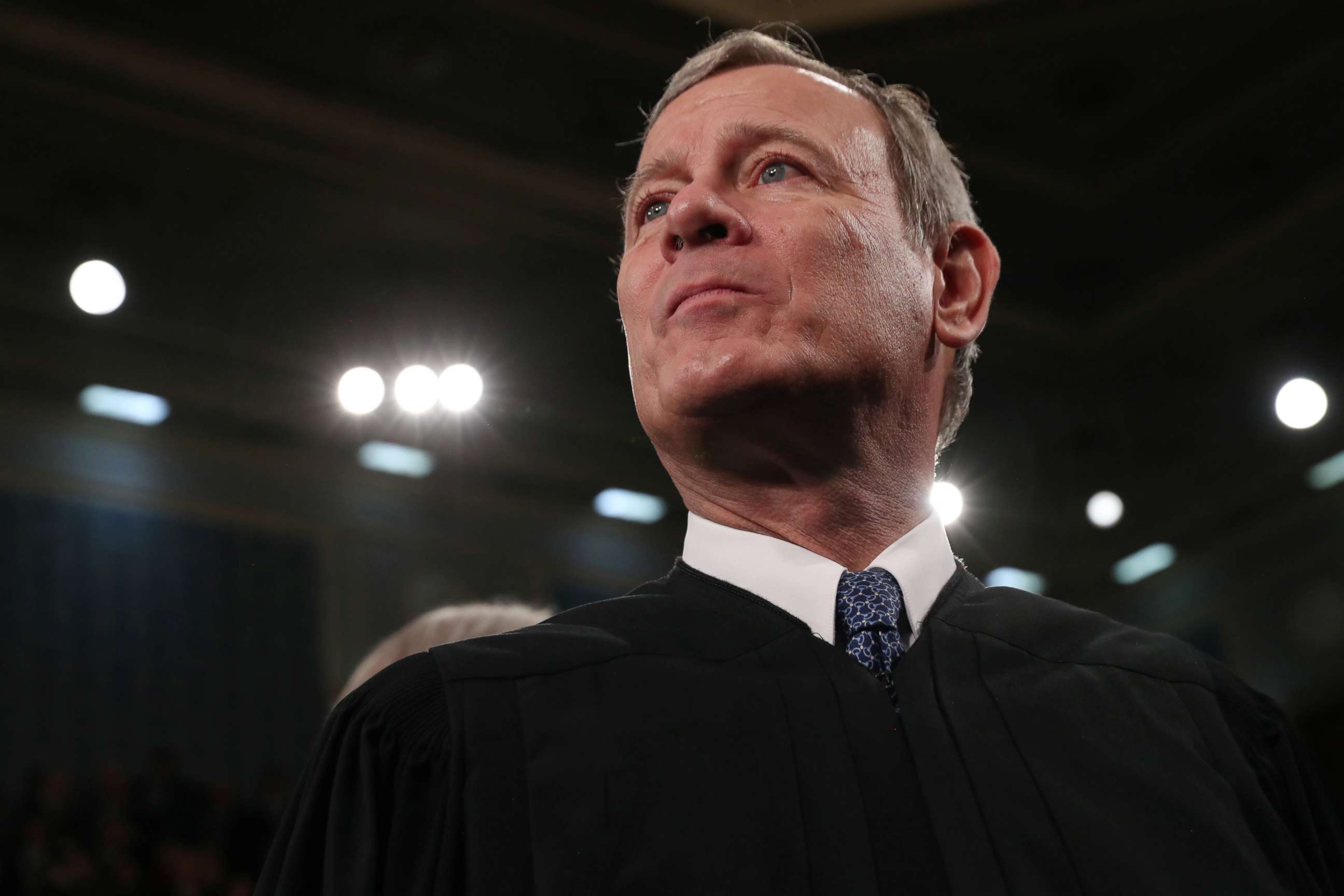 PHOTO: Supreme Court Chief Justice John Roberts waits for President Donald Trump's State of the Union address to a joint session of Congress in the House Chamber of the Capitol in Washington, Feb. 4, 2020.