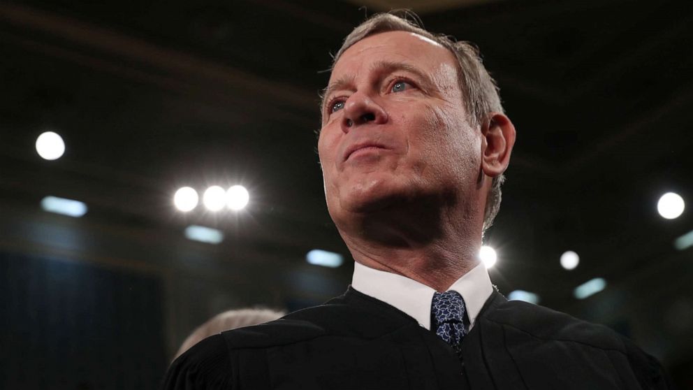 PHOTO: Supreme Court Chief Justice John Roberts waits for President Donald Trump's State of the Union address to a joint session of Congress in the House Chamber of the Capitol in Washington, Feb. 4, 2020.