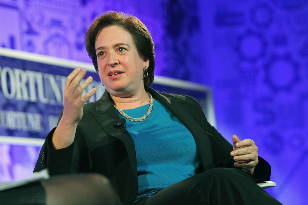 PHOTO: Associate Justice of the Supreme Court Elena Kagan speaks onstage at the FORTUNE Most Powerful Women Summit, Oct. 16, 2013, in Washington, D.C.