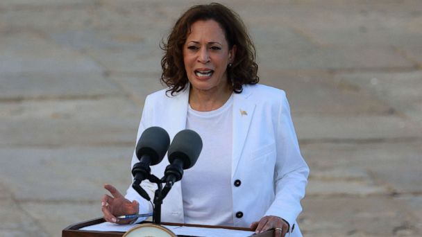 Kamala Harris grows emotional describing 'blood' and 'crimes' at ...