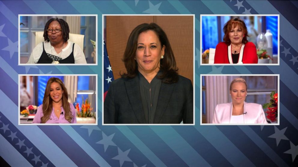 PHOTO: Kamala Harris appears on The View, June 8, 2020.