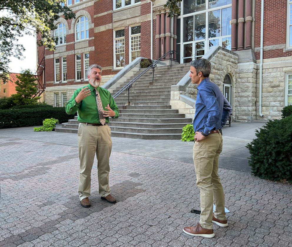 PHOTO: Russell Arben Fox, professor of political science at Friends University in Wichita, Kan., says polling shows most Kansans are "uncomfortable with abortion" but opposed to a total ban on the procedure.