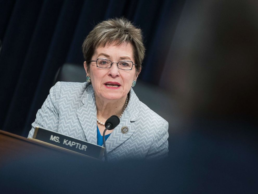 PHOTO: Rep. Marcy Kaptur, D-Ohio, questions Energy Secretary Rick Perry during a House Appropriations Energy and Water Development, and Related Agencies subcommittee hearing in Rayburn Building on the departments FY2019 budget on March 15, 2018.