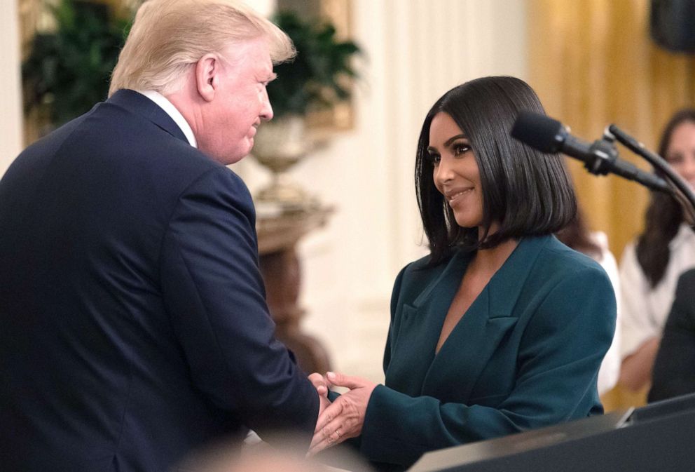 Kim Kardashian West speaks at criminal justice reform event at White