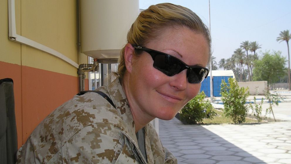 PHOTO: Kate Hendricks Thomas, pictured in an undated handout photo, says she was exposed to toxic burn pits after she was deployed to Iraq in 2005.