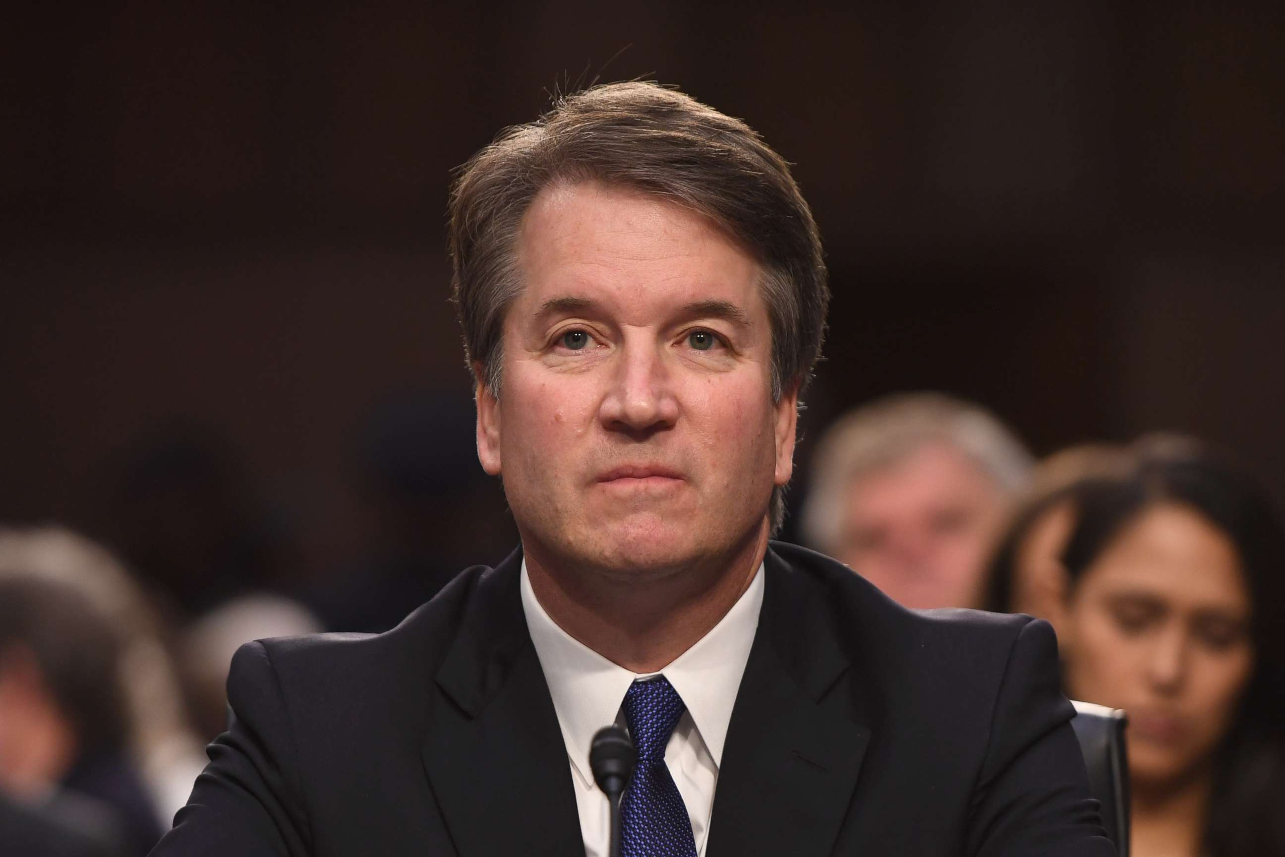 PHOTO: Supreme Court nominee Brett Kavanaugh listens during the first day of his confirmation hearing in front of the U.S. Senate on Capitol Hill, Sept. 4, 2018. 