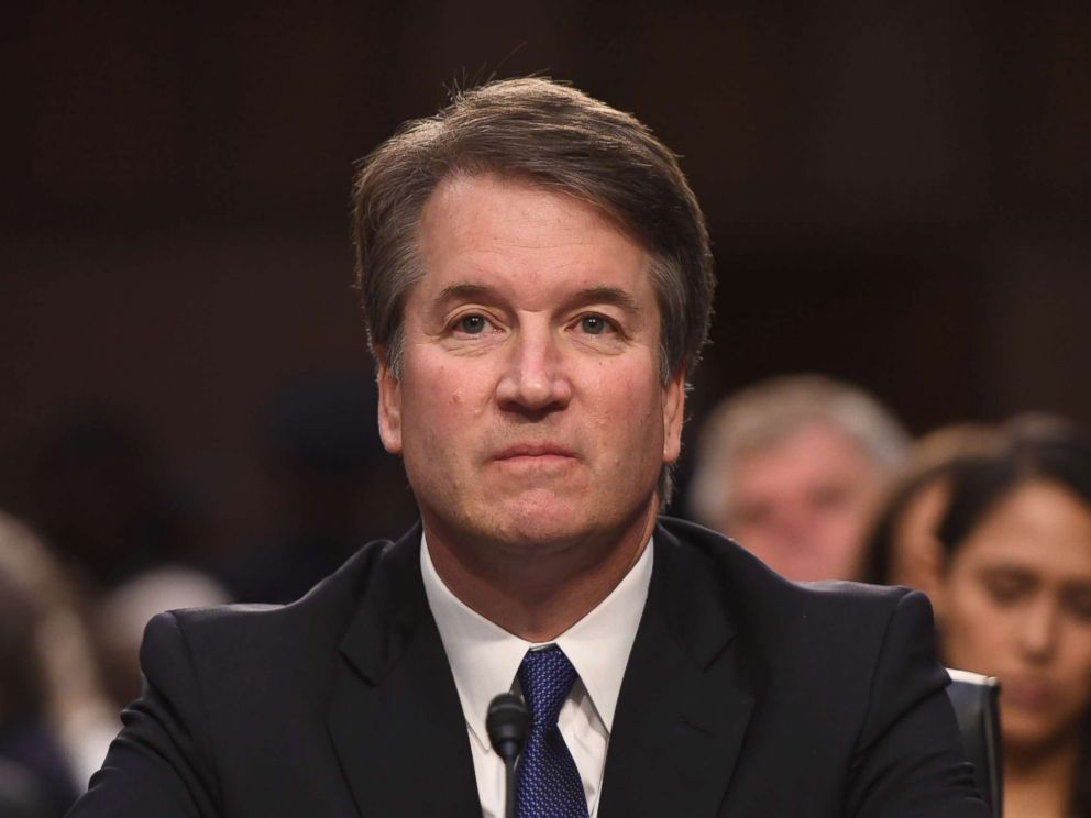 PHOTO: Supreme Court nominee Brett Kavanaugh listens during the first day of his confirmation hearing in front of the U.S. Senate on Capitol Hill, Sept. 4, 2018.