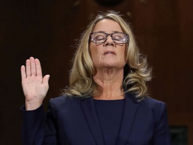 SLIDESHOW: Photos reveal the drama of the Kavanaugh hearing and Christine Blasey Fords testimony