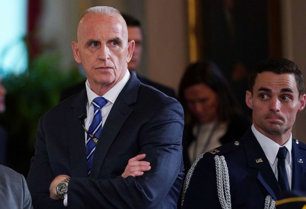 PHOTO: Director of Oval Office operations Keith Schiller attends the signing ceremony for the Department of Veterans Affairs Accountability and Whistleblower Protection Act of 2017, June 23, 2017.