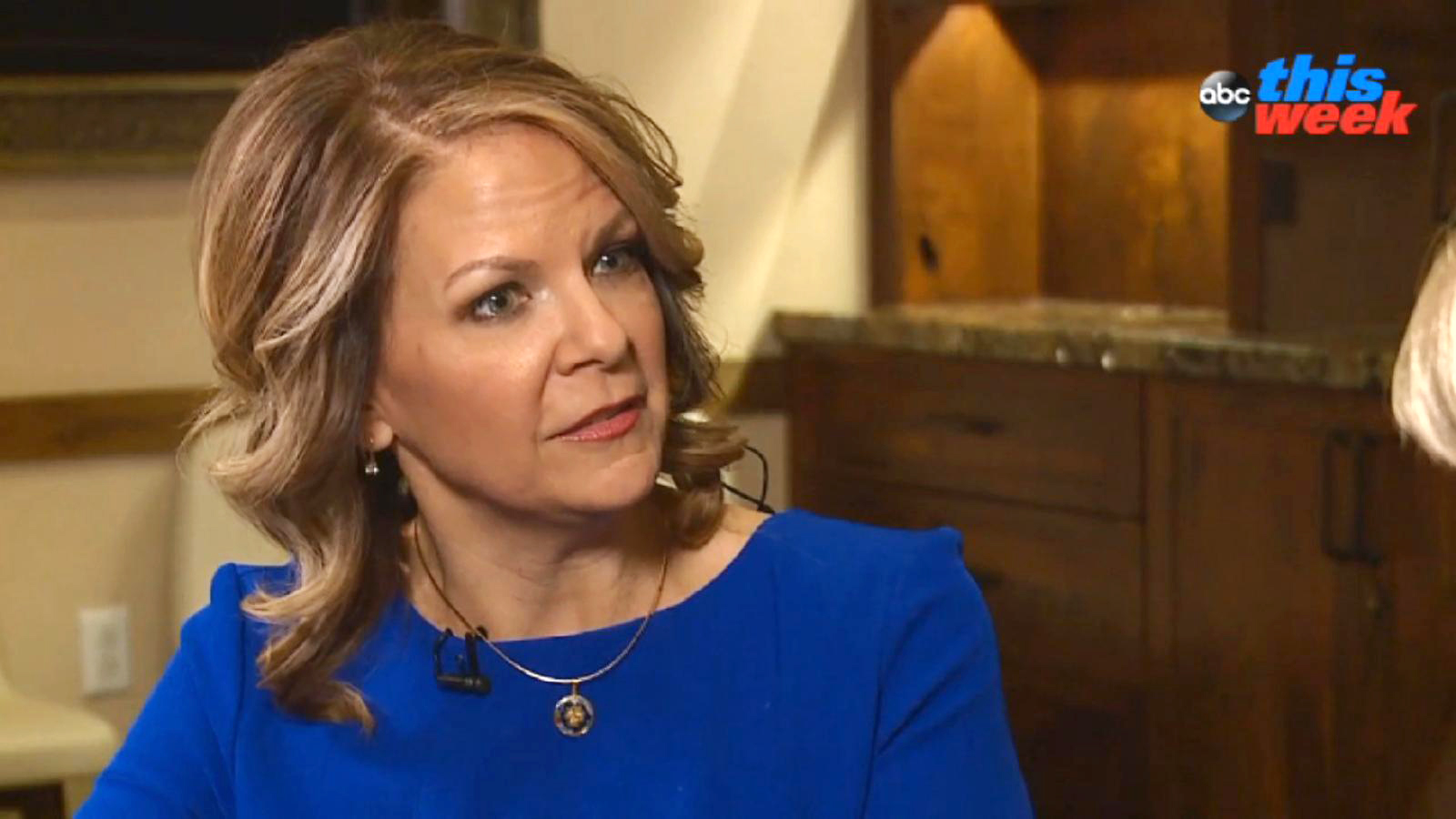 PHOTO: Arizona Senate candidate Kelli Ward speaks with ABC's Martha Raddatz in an interview for "This Week."