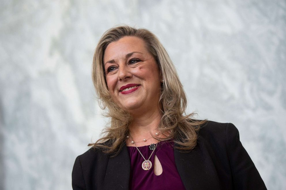 PHOTO: UIn this July 25, 2019, file photo, Rep. Kendra Horn attends an event in the Rayburn Building in Washington.