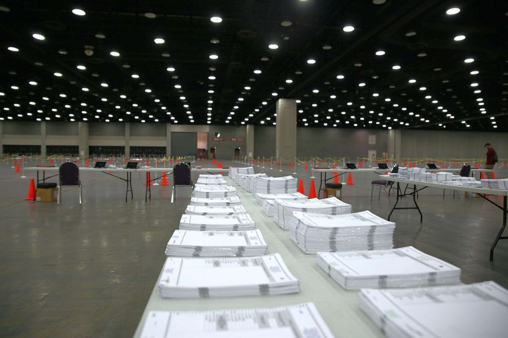 PHOTO: The Kentucky Expo Center which is the polling site for Jefferson County, Ky. 