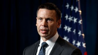 PHOTO: Department of Homeland Security (DHS) acting Secretary Kevin McAleenan speaks during a news conference in Washington, June 28, 2019.