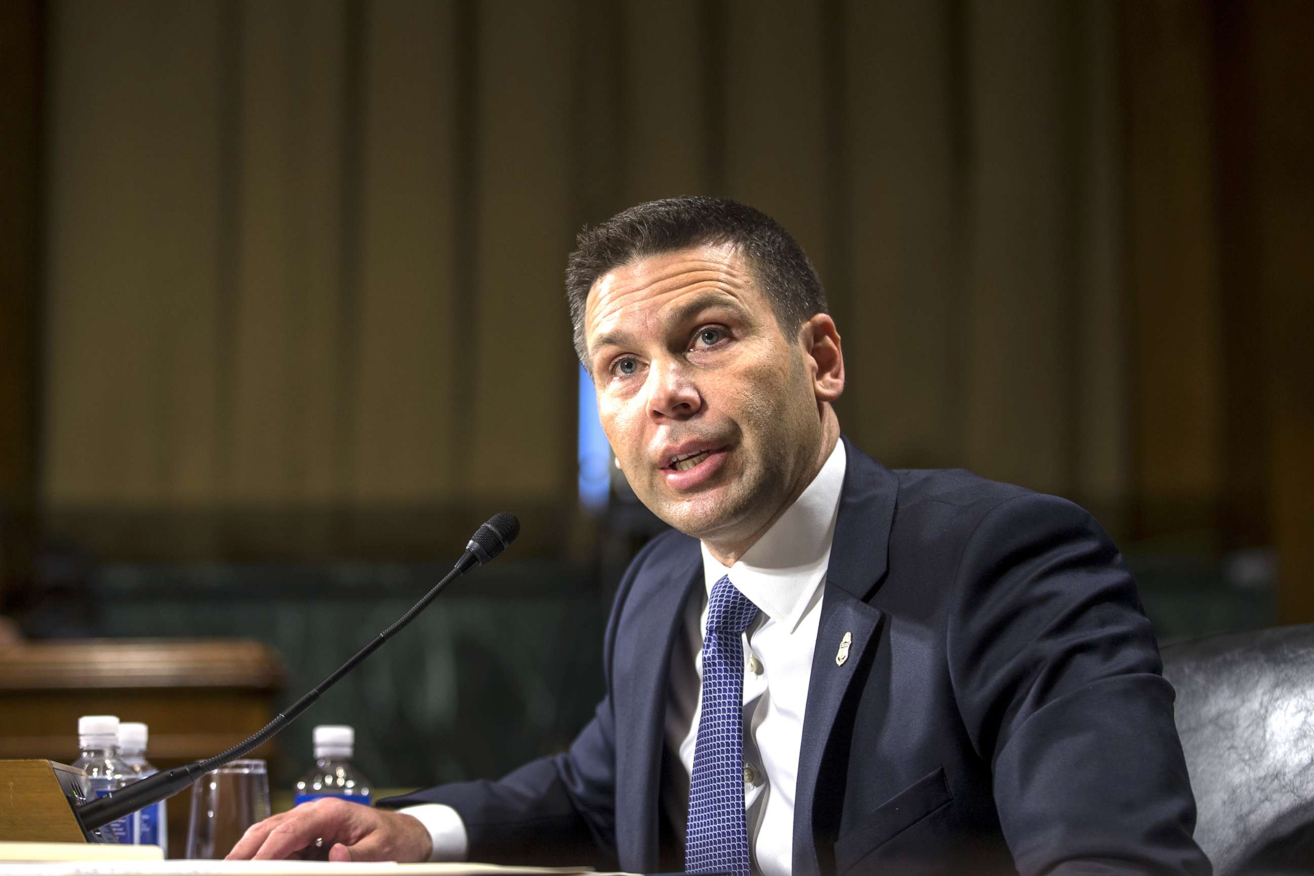 PHOTO: Commissioner of Customs and Border Protection Kevin McAleenan testifies during a Senate Judiciary Committee hearing on Dec.11, 2018, in Washington, D.C.