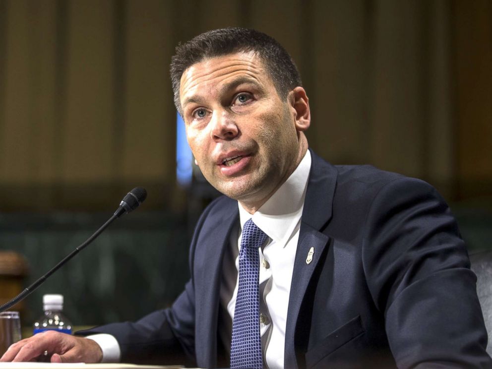 PHOTO: Commissioner of Customs and Border Protection Kevin McAleenan testifies during a Senate Judiciary Committee hearing on Dec.11, 2018, in Washington, D.C.