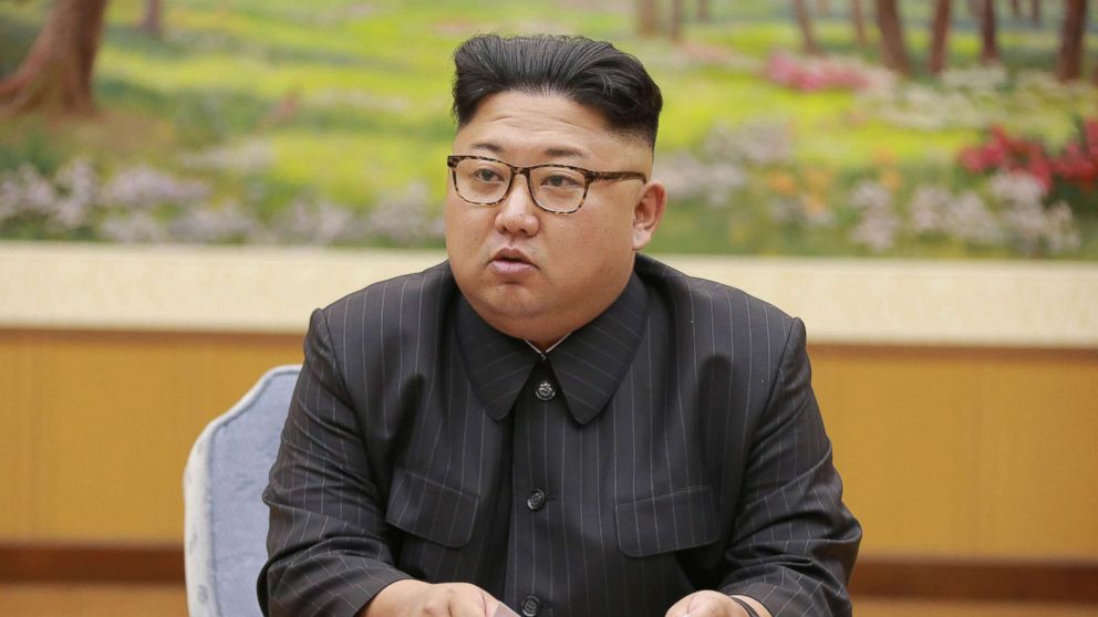PHOTO: North Korea's leader Kim Jong Un holds a meeting of the ruling party's presidium, Sept. 3, 2017. 