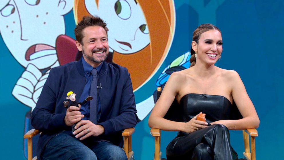 VIDEO: 'Kim Possible' stars Christy Carlson Romano and Will Friedle reunite