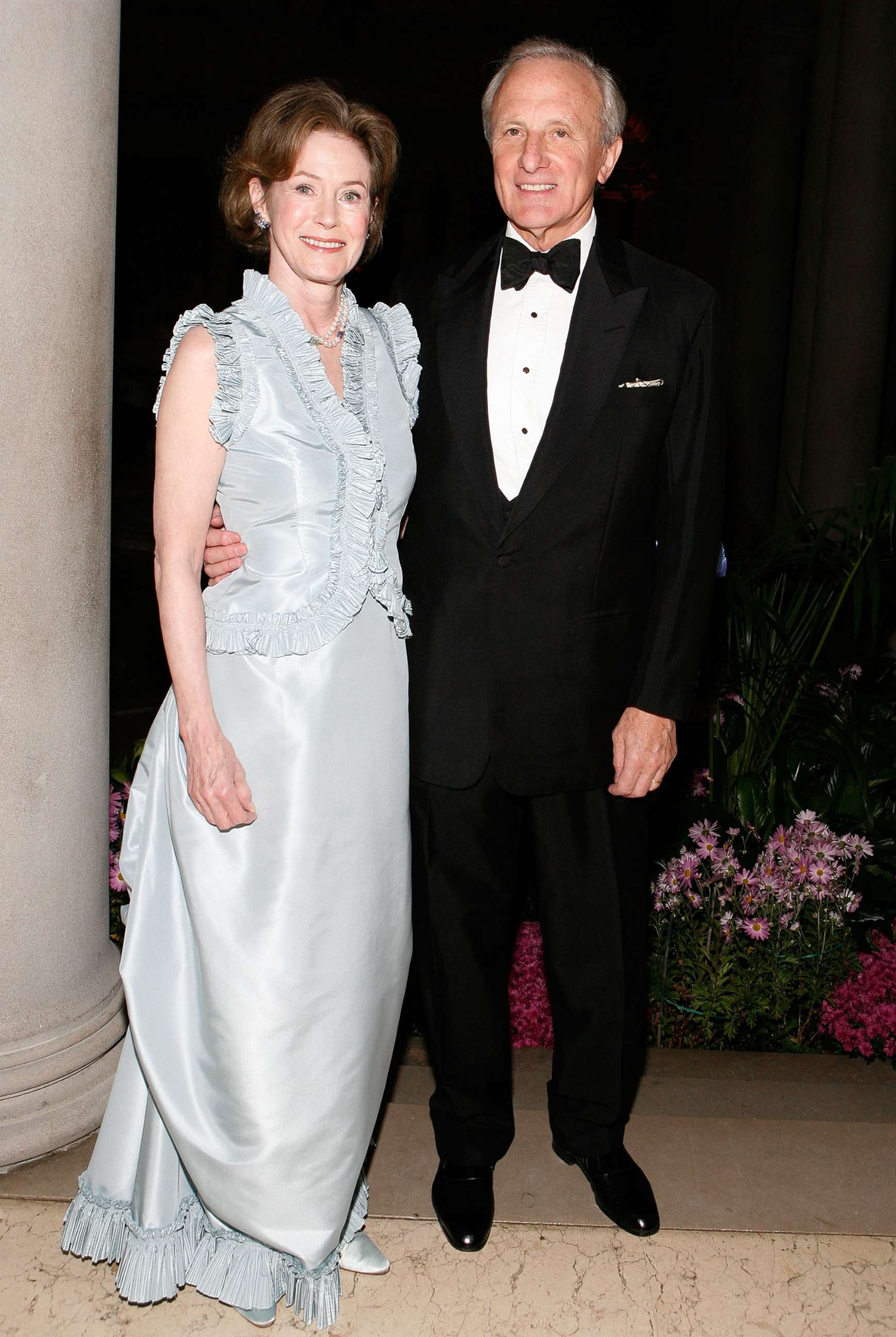 PHOTO: Kimba Wood and Frank Richardson attend an event at The Frick Collection on Oct. 19, 2009 in New York.