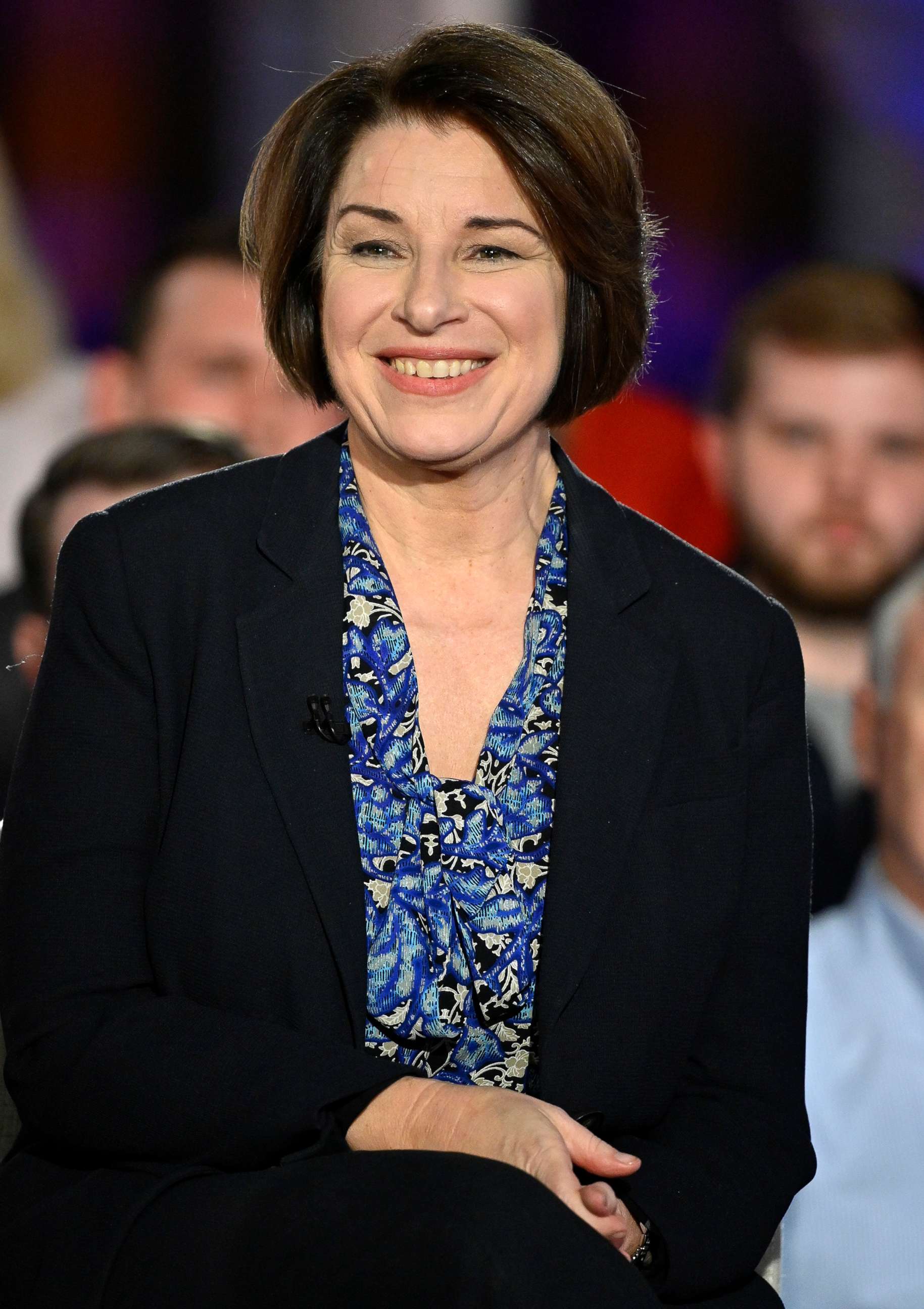 PHOTO: Sen. Amy Klobuchar participates in a Fox News Channel town hall co-moderated by Bret Baier and Martha MacCallum at Cypress Manor on Feb. 27, 2020, in Raleigh, North Carolina.