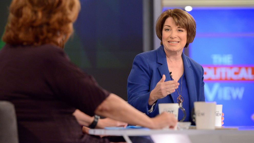 PHOTO: Senator Amy Klobuchar appears on ABC's "The View," Oct. 18, 2018.