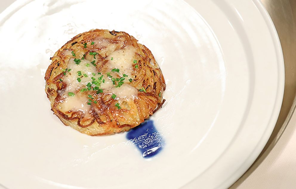 PHOTO: A rosti, a traditional Swiss potato fritter, which will be served at the dinner of the upcoming inter-Korean summit.