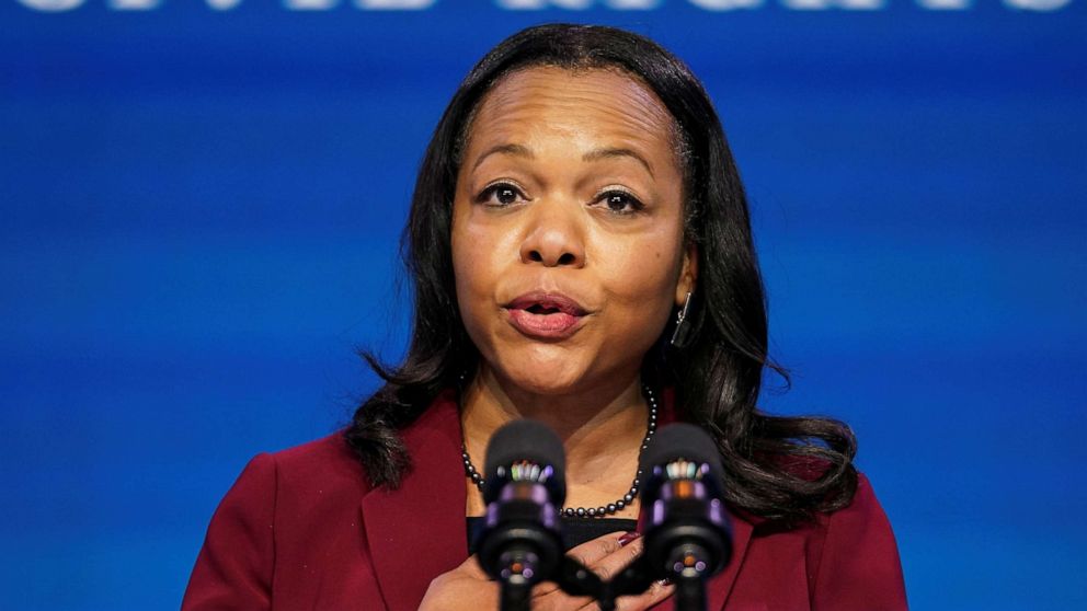 Biden pick for DOJ Civil Rights chief cites support from law ...