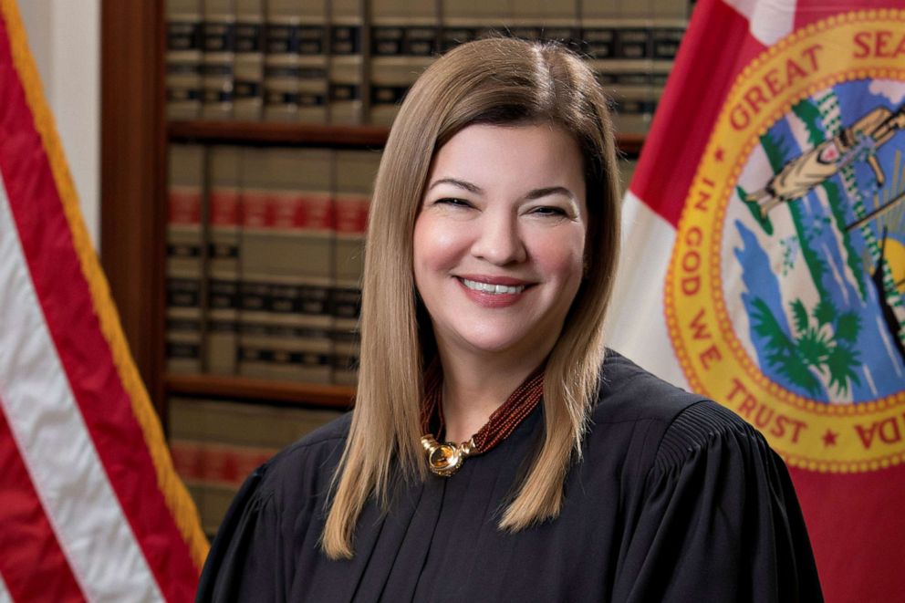PHOTO: Florida Supreme Court Justice Barbara Lagoa, currently a United States Circuit Judge of the United States Court of Appeals for the Eleventh Circuit, poses in a 2019 photo.