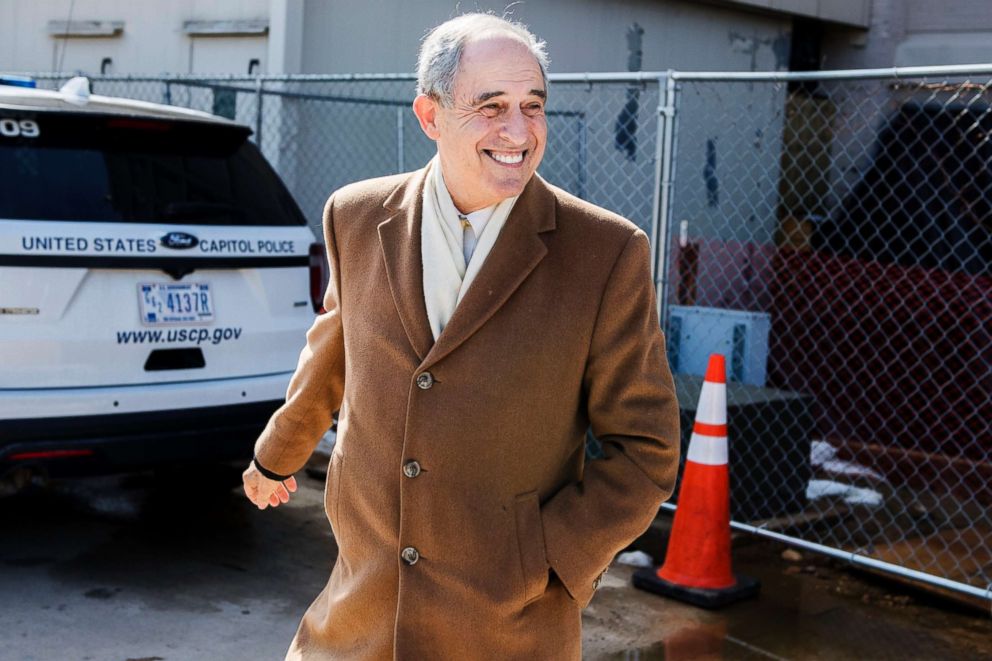 PHOTO: Lanny Davis, attorney for Michael Cohen, leaves the Monocle restaurant on Capitol Hill, Feb. 21, 2019.