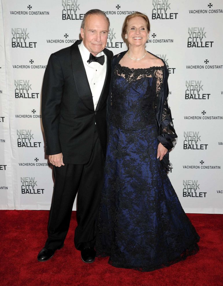 PHOTO: Judith Kudlow and  Larry Kudlow attend the New York City Ballet's Spring 2013 Gala at David H. Koch Theater, Lincoln Center, May 8, 2013, in New York City.