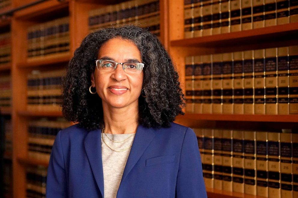 PHOTO: Leondra Kruger, an Associate Justice of the Supreme Court of California, poses for photos in San Francisco, on Feb. 3, 2022. 