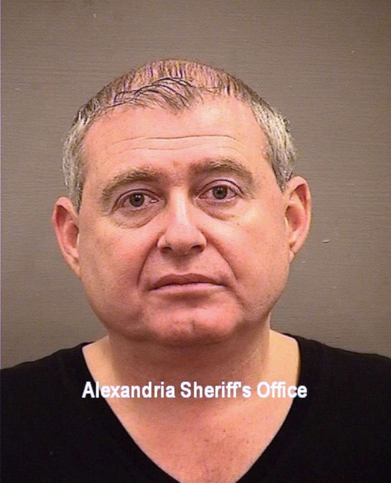 PHOTO: In this handout photo provided by the Alexandria, Virginia Sheriff's Office, Lev Parnas poses for a booking photo October 9, 2019 in Alexandria, Virginia.
