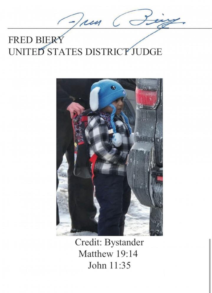 PHOTO: A screenshot of U.S. District Judge Fred Biery Jan. 31 order. 