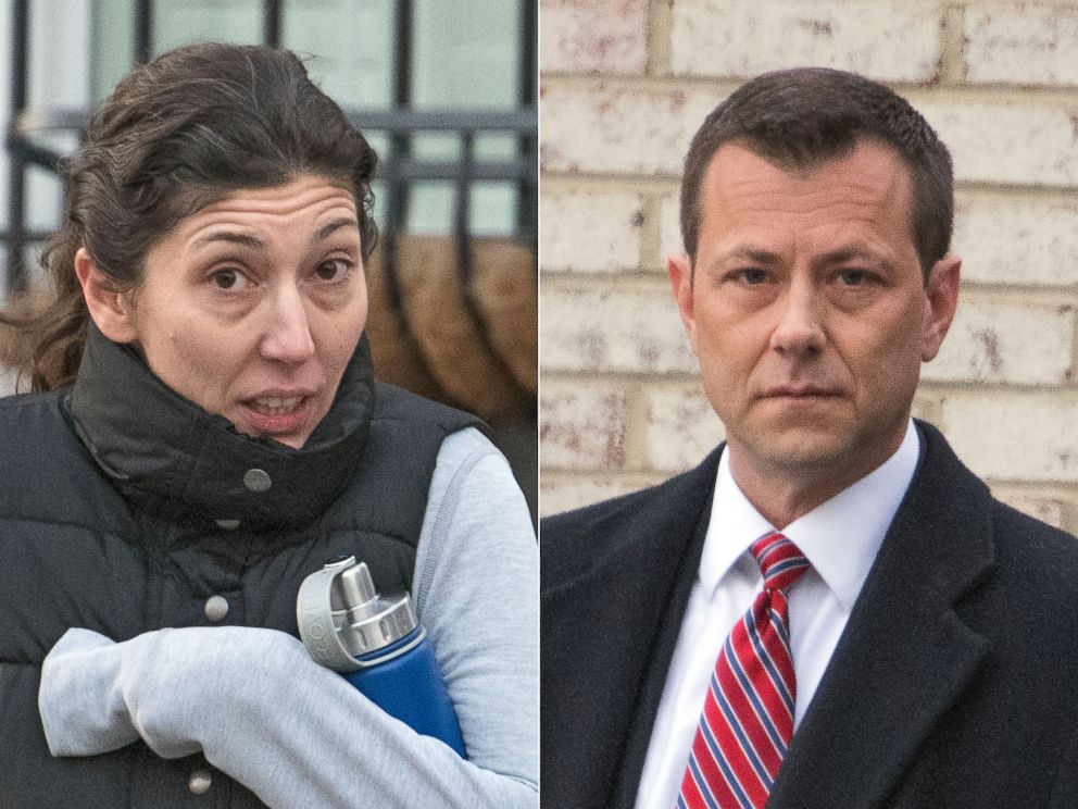 PHOTO: Department of Justice attorney Lisa Page and FBI Agent Peter Strzok, in Jan. 2018.