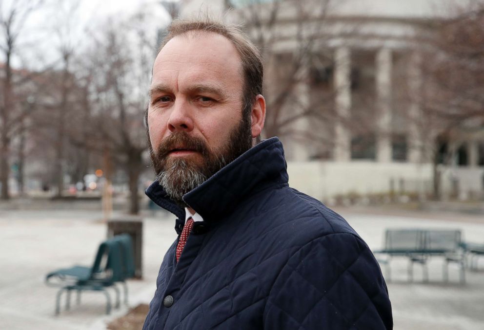 PHOTO: Rick Gates, business associate of Paul Manafort, departs Federal District Court, Feb. 14, 2018, in Washington, D.C. 