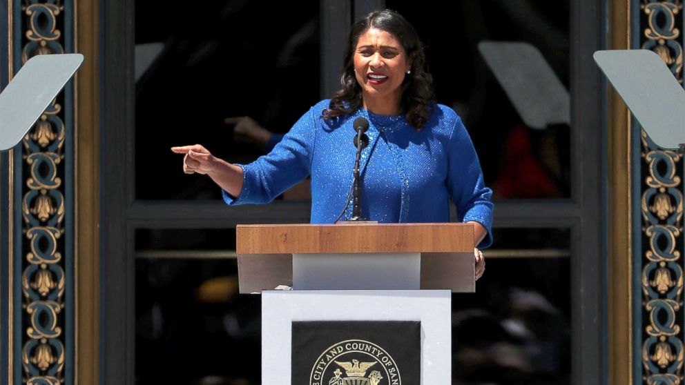 London Breed, San Francisco’s First Black Female Mayor Sworn In - ABC News