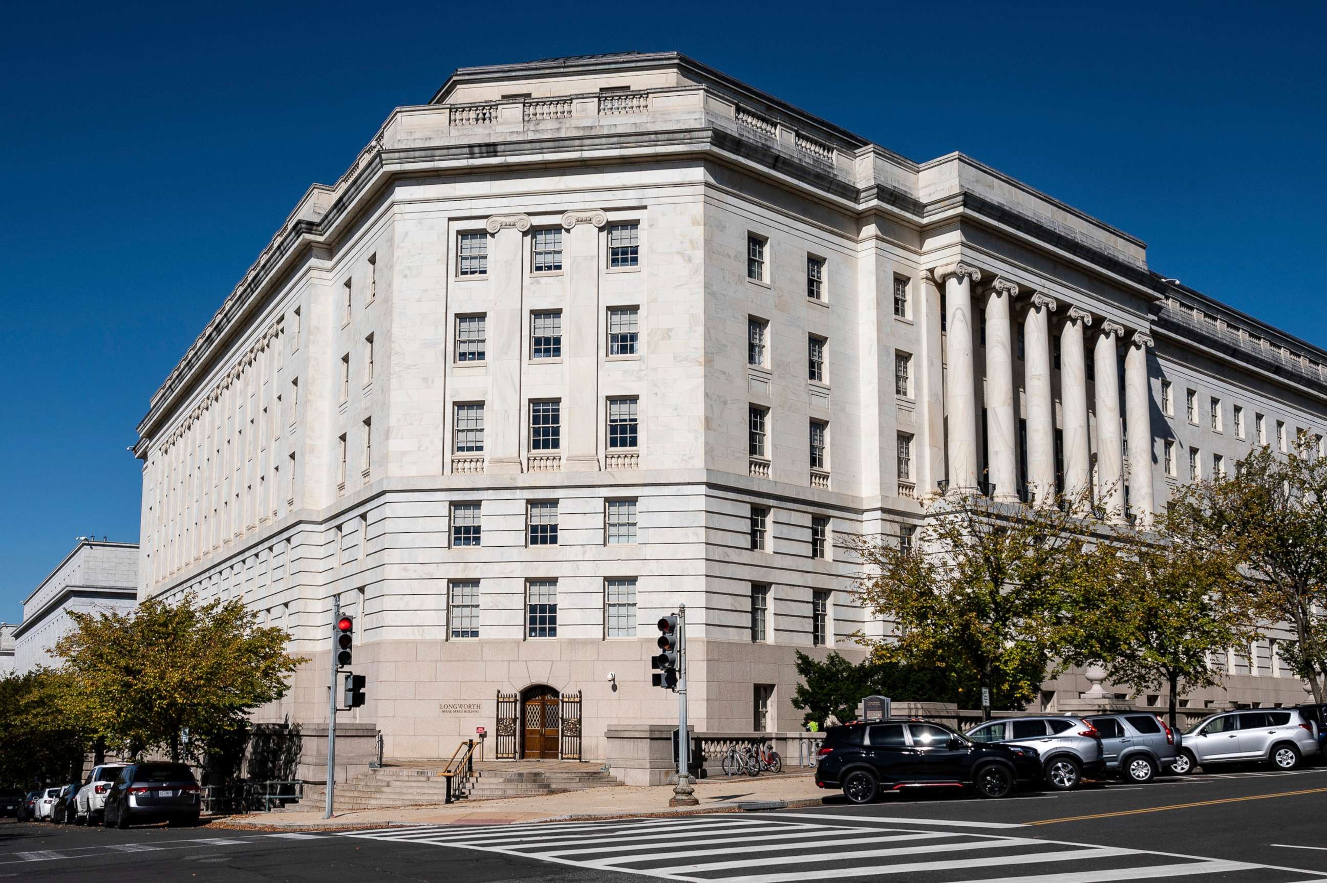 PHOTO: The Longworth House office building located near the U.S. Capitol, Oct. 5, 2020, in Washington, D.C.