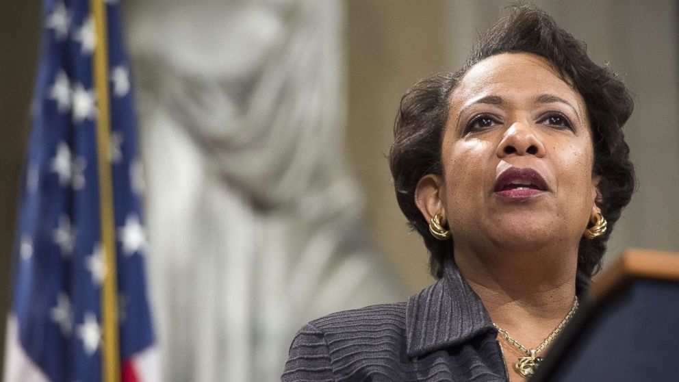 Loretta Lynch, the former attorney general, could not "credibly" take the lead on announcements about the Clinton email investigation, Comey told ABC News' George Stephanopoulos.