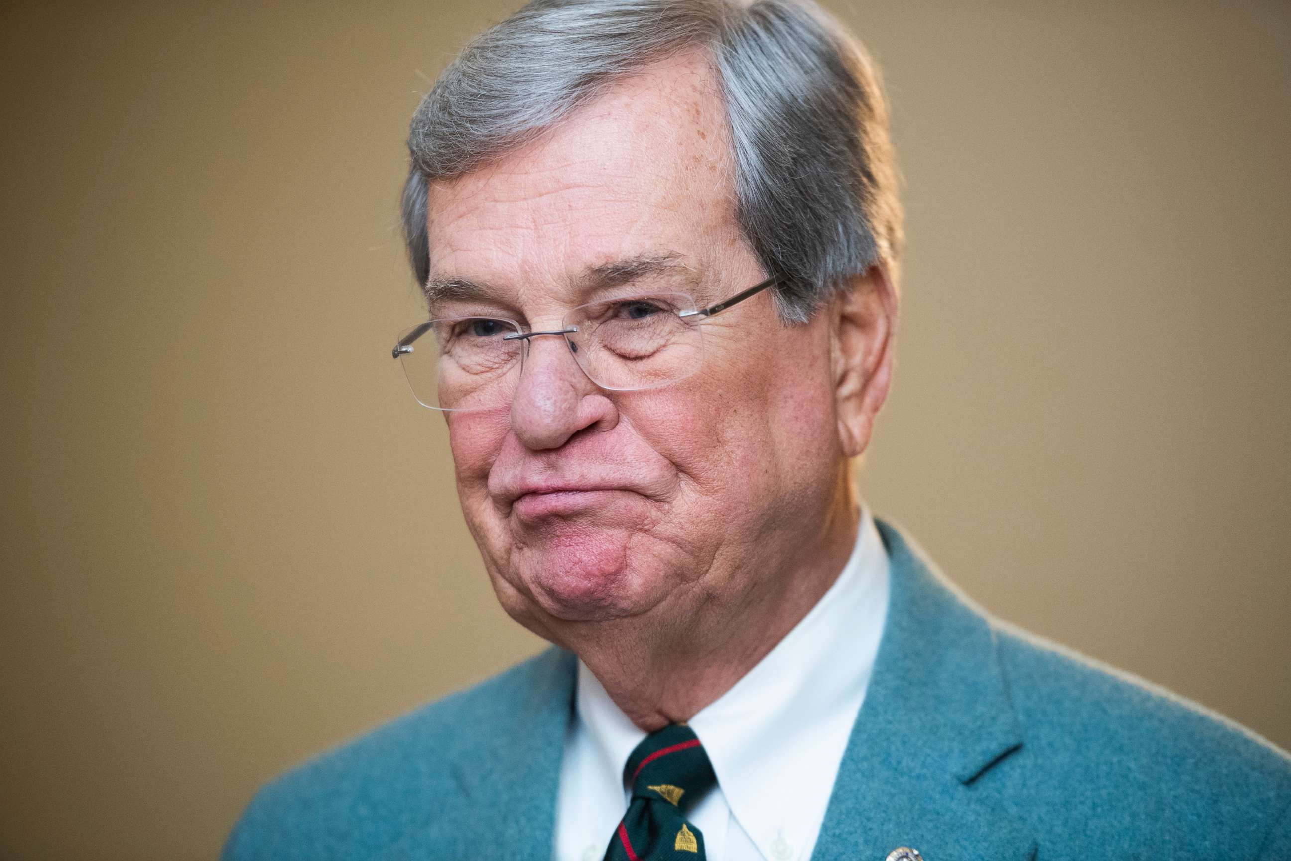 PHOTO: Former Sen. Trent Lott, R-Miss., is seen at the Capitol as the House debates the articles of impeachment against President Trump, Dec. 18, 2019. 