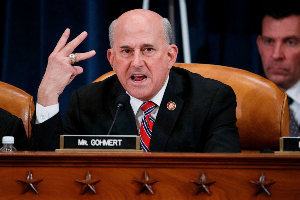 PHOTO: Republican Representative from Texas Louie Gohmert delivers remarks during the House Judiciary Committee's markup of House Resolution 755, Articles of Impeachment Against President Donald J. Trump in Washington, D.C., on Dec. 11, 2019.