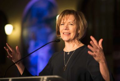 PHOTO: In this Jan. 10, 2015 file photo, Minnesota Democratic Lt. Gov. Tina Smith speaks to attendees at the North Star Ball in St. Paul, Minn.