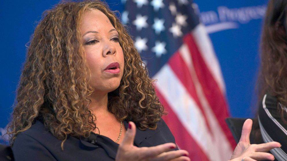 In this file photo, Lucia McBath, faith and community outreach leader for Everytown for Gun Safety, speaks about gun violence and the death of her son Jordan Davis, at the Center for American Progress event "Debbie Allen On Arts and Lived Experience: Race, Violence, And Access To The American Dream," Oct. 24, 2016, in Washington, DC.