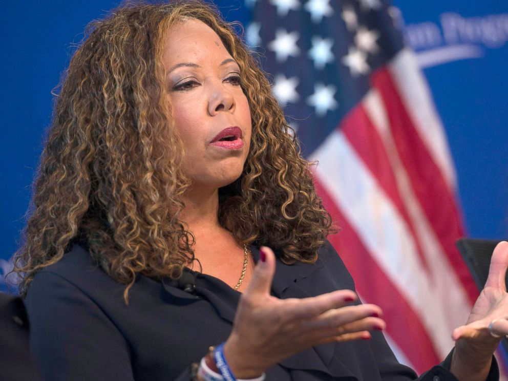 PHOTO: In this file photo, Lucia McBath, faith and community outreach leader for Everytown for Gun Safety, speaks about gun violence and the death of her son Jordan Davis, Oct. 24, 2016, in Washington, DC.