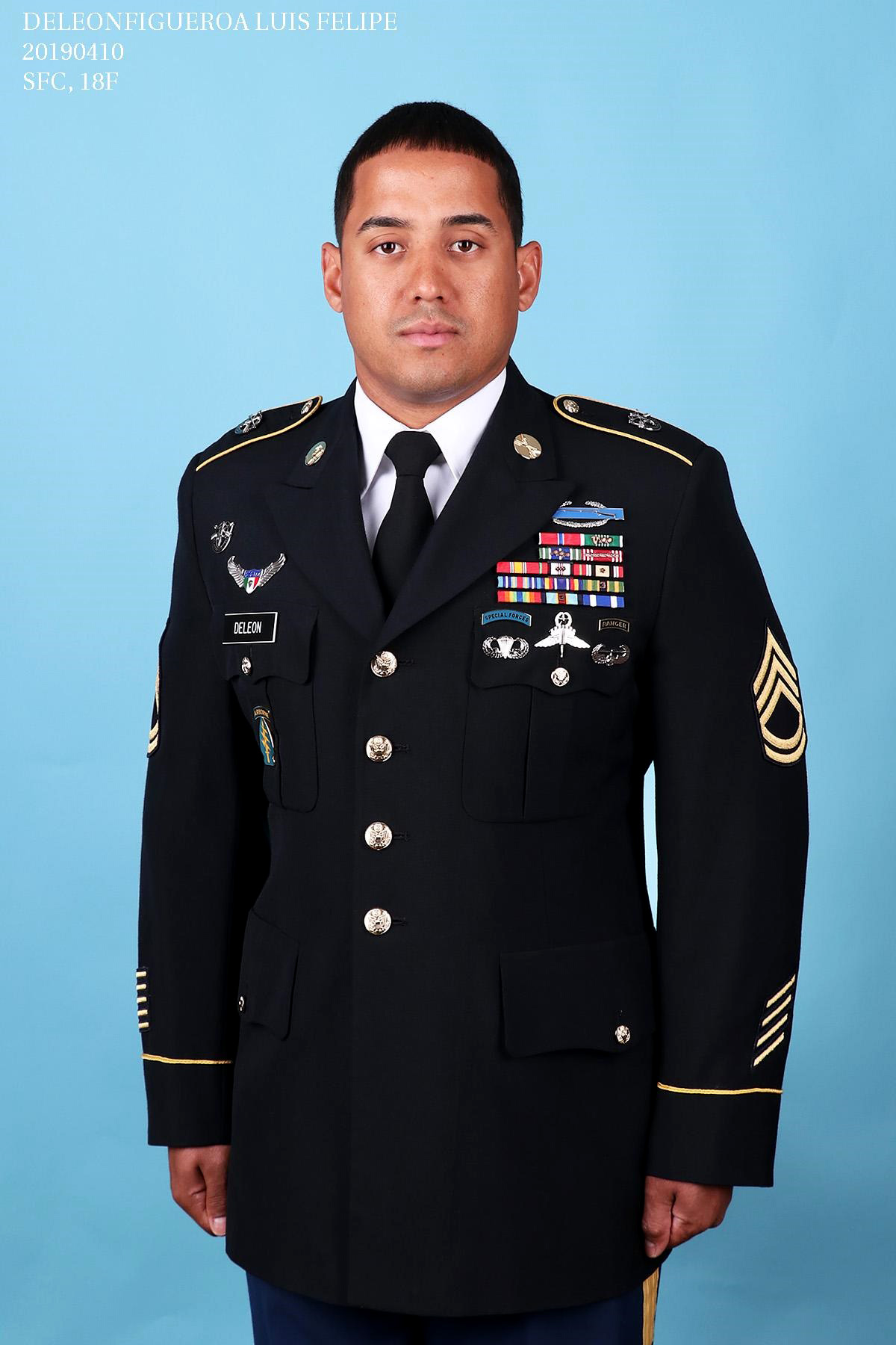 PHOTO: Master Sgt. Luis F. Deleon-Figueroa, 31, of the 7th Special Forces Group (Airborne) was killed Aug. 21, during combat operations in Faryab Province, Afghanistan.