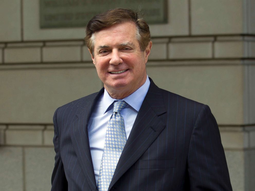 PHOTO: Paul Manafort, President Donald Trumps former campaign chairman, leaves the Federal District Court after a hearing, in Washington on May 23, 2018.