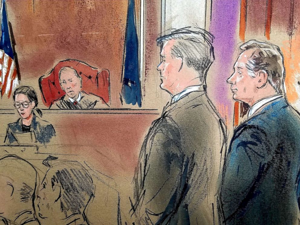 PHOTO: President Donald Trumps former campaign chairman Paul Manafort stands before Judge T.S. Ellis as he was found guilty of eight of the 18 charges he faced in a case of bank and tax fraud at U.S. District Courthouse in Alexandria, Va., Aug. 21, 2018.